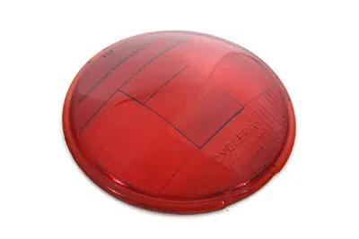 V-Twin Replica Headlamp Glass Lens in Red for Harley Davidson EL and FL Models by V-Twin
