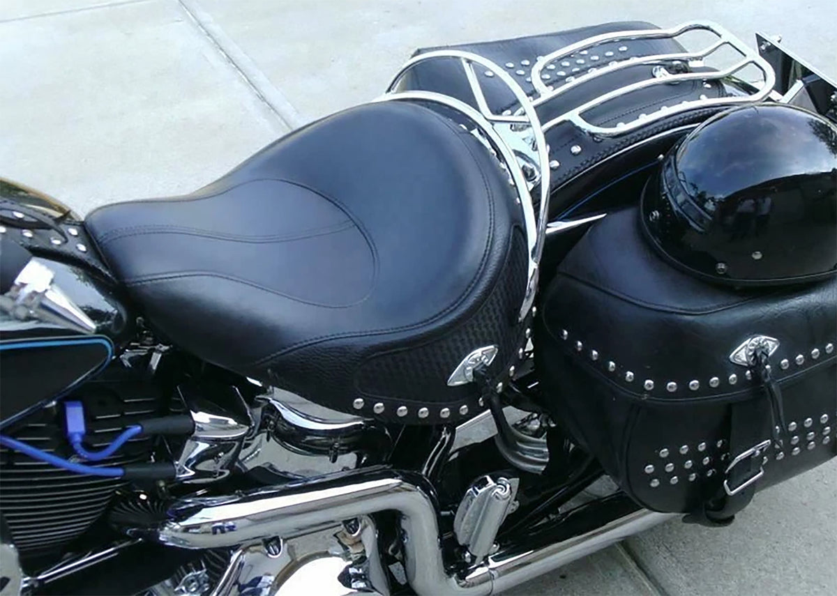 V-Twin Chrome Solo Seat Handrail for Harley-Davidson Road King Classic, Part 49-0717