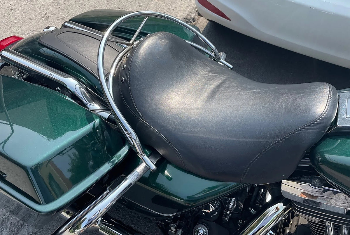 V-Twin Chrome Solo Seat Handrail for Harley-Davidson Road King Classic, Part 49-0717