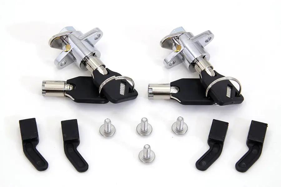 V-Twin Saddlebag Lock and Key Kit for Harley Davidson FLT 1993-2002 by V-Twin