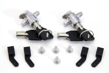 V-Twin Saddlebag Lock and Key Kit for Harley Davidson FLT 1993-2002 by V-Twin