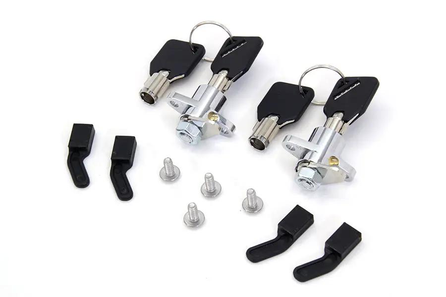 V-Twin Saddlebag Lock and Key Kit for Harley Davidson FLT 1993-2002 by V-Twin