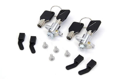 V-Twin Saddlebag Lock and Key Kit for Harley Davidson FLT 1993-2002 by V-Twin