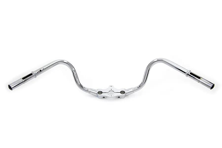 V-Twin Stelling & Helling Speedster Handlebar Chrome - 49-0726 by V-Twin
