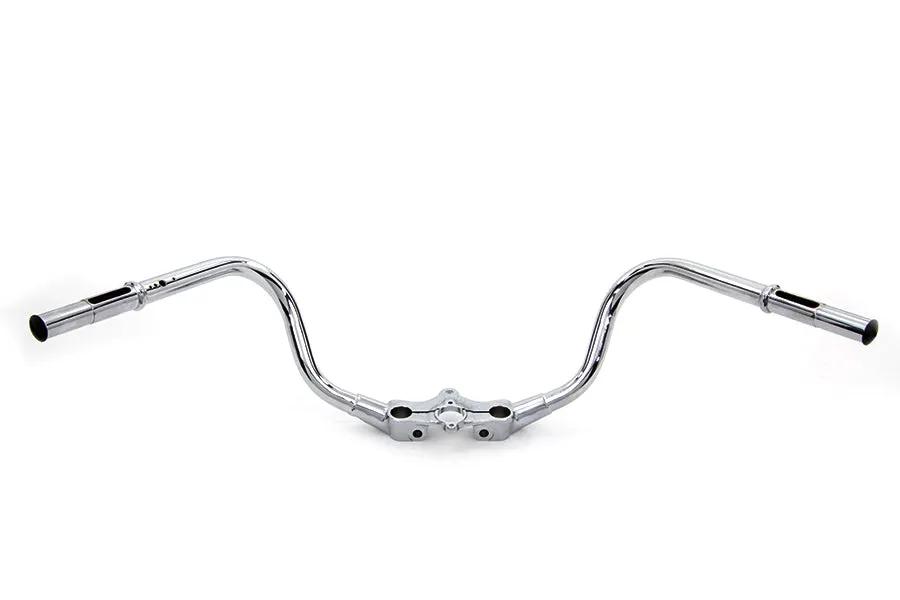 V-Twin Stelling & Helling Speedster Handlebar Chrome – 4 Inch Taller for Harley Davidson EL and FL 1946-1948 by V-Twin