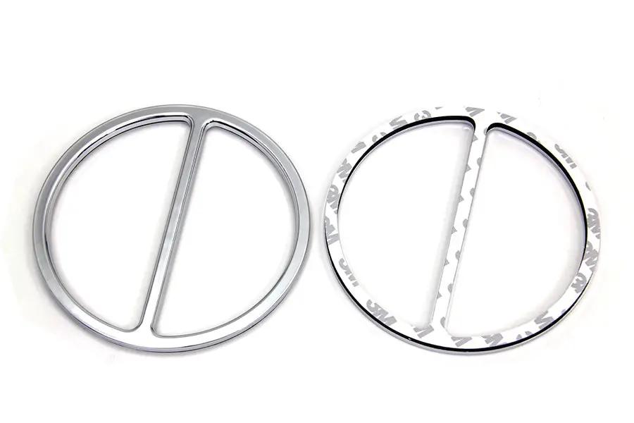 American Dresser Chrome Cross Bar Front Speaker Grill Set for Harley Davidson FLT (1996-2005) – Part #77548 by American Dresser