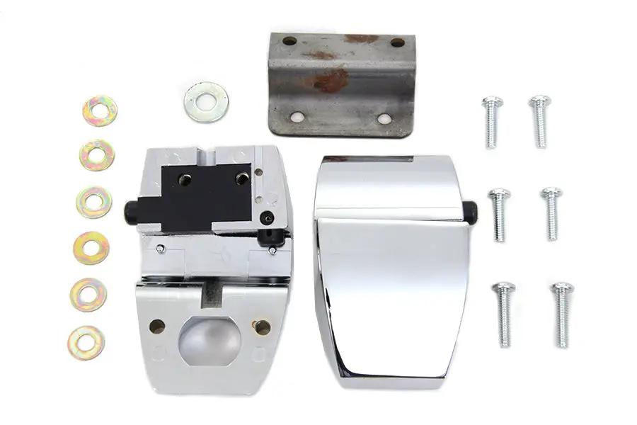 V-Twin Wyatt Gatling Chrome Tour-Pak Luggage Latch Kit for Harley Davidson FLT by V-Twin