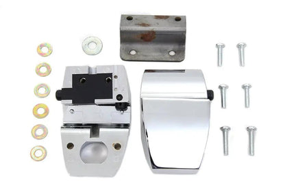 V-Twin Wyatt Gatling Chrome Tour-Pak Luggage Latch Kit for Harley Davidson FLT by V-Twin