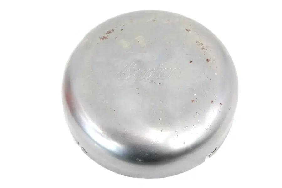 V-Twin 7 Inch Script Air Cleaner Cover Raw for Harley Davidson Chiefs by V-Twin