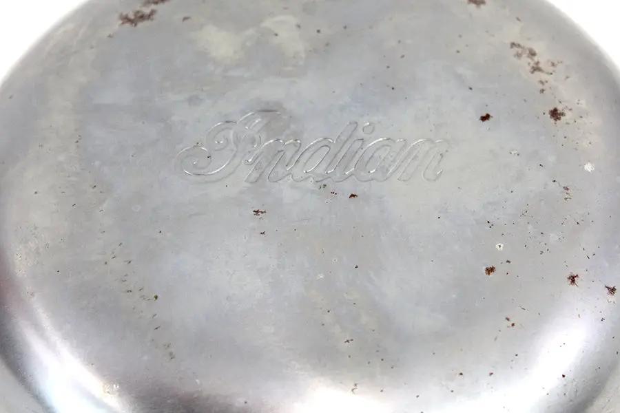 V-Twin 7 Inch Script Air Cleaner Cover Raw for Harley Davidson Chiefs by V-Twin