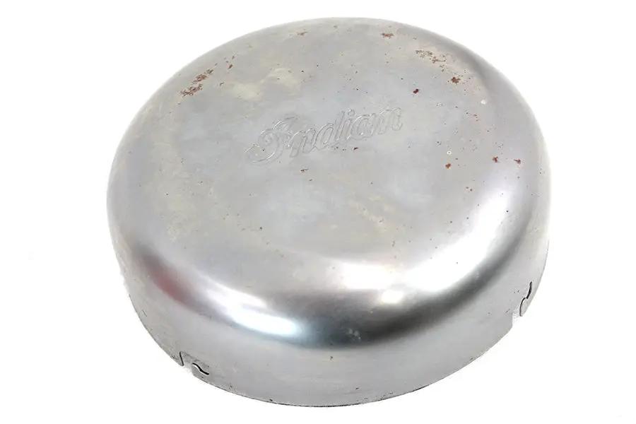 V-Twin 7 Inch Script Air Cleaner Cover Raw for Harley Davidson Chiefs by V-Twin