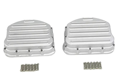 V-Twin Full Finned Panhead Rocker Box Cover Set for Harley Davidson FL (1948-1957) by V-Twin