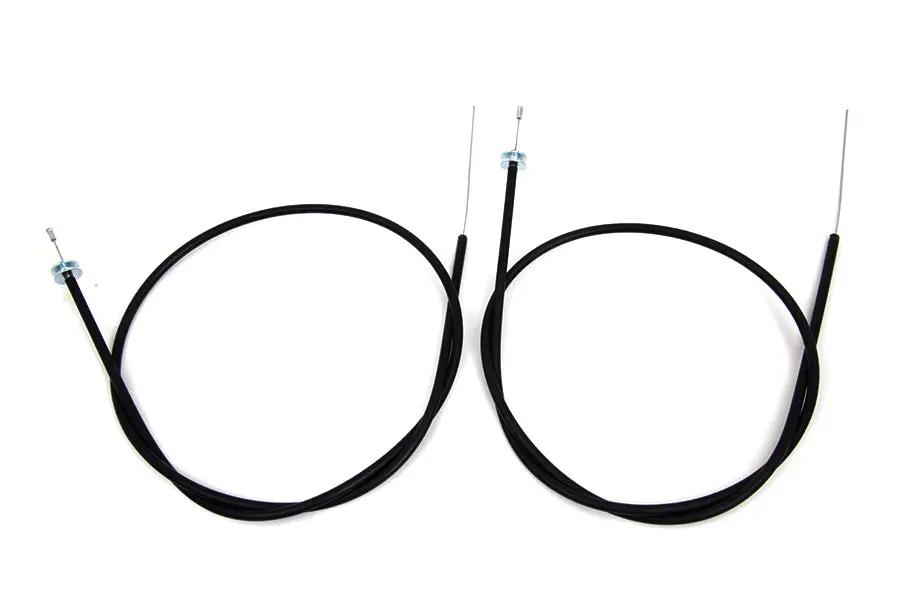 V-Twin 54 Inch Throttle or Spark Cable Set for Harley Davidson UL Models by V-Twin