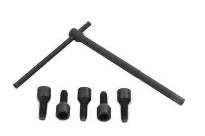 V-Twin Wheel Lug Bolt and Wrench Kit Parkerized for Harley Davidson EL Models by V-Twin