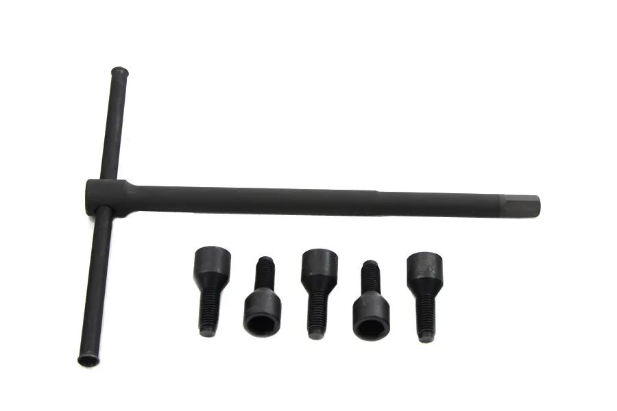 V-Twin Wheel Lug Bolt and Wrench Kit Parkerized for Harley Davidson EL Models by V-Twin