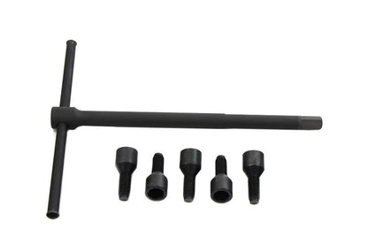 V-Twin Wheel Lug Bolt and Wrench Kit Parkerized for Harley Davidson EL Models by V-Twin