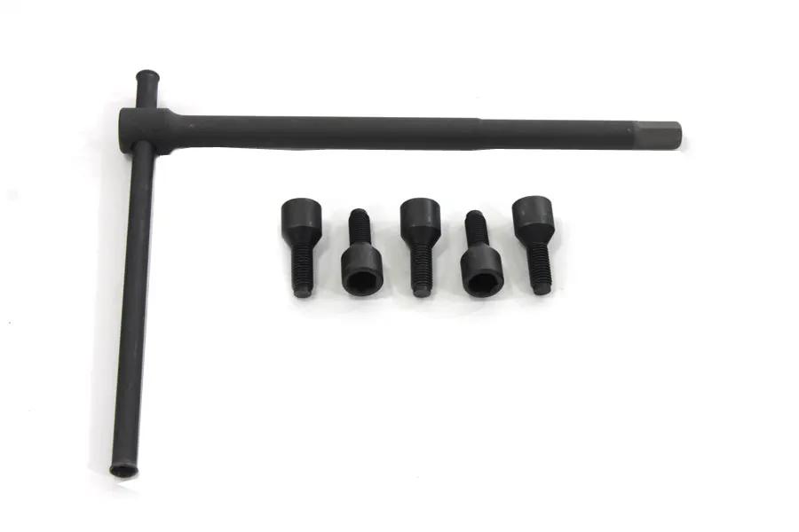 V-Twin Wheel Lug Bolt and Wrench Kit Parkerized for Harley Davidson EL Models by V-Twin