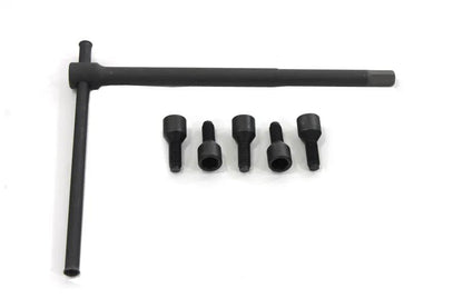 V-Twin Wheel Lug Bolt and Wrench Kit Parkerized for Harley Davidson EL Models by V-Twin