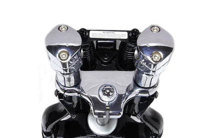 Wyatt Gatling FLSTS Offset Spring Fork Assembly Black – Fits 1997-2005 Harley Davidson FLSTS by Wyatt Gatling