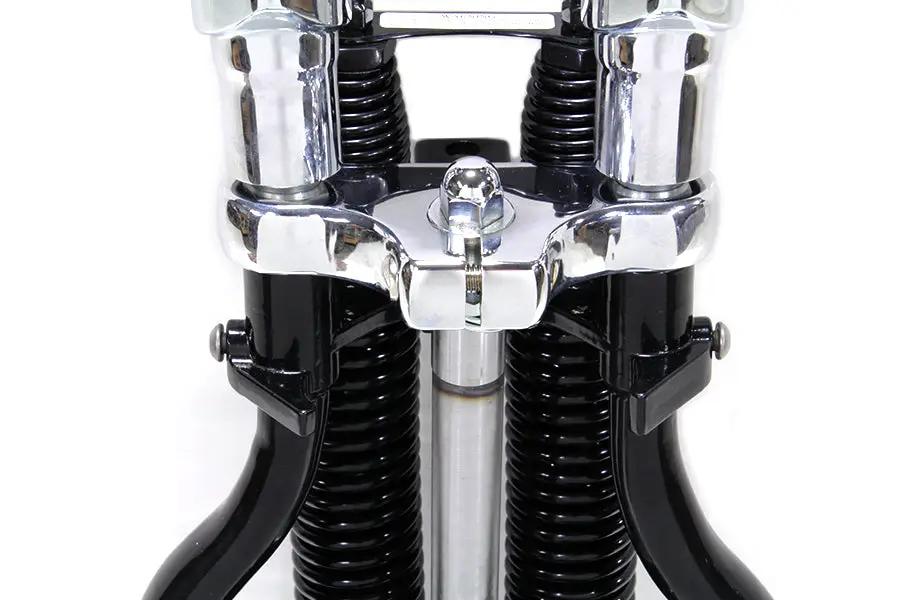 Wyatt Gatling FLSTS Offset Spring Fork Assembly Black – Fits 1997-2005 Harley Davidson FLSTS by Wyatt Gatling