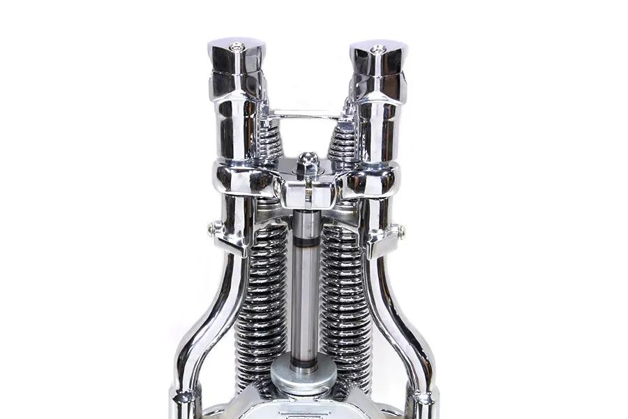 Wyatt Gatling FLSTS Complete Inline Spring Fork Assembly Chrome - Part WT003C by Wyatt Gatling