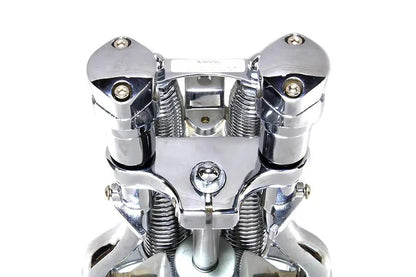 Wyatt Gatling FLSTS Complete Inline Spring Fork Assembly Chrome - Part WT003C by Wyatt Gatling