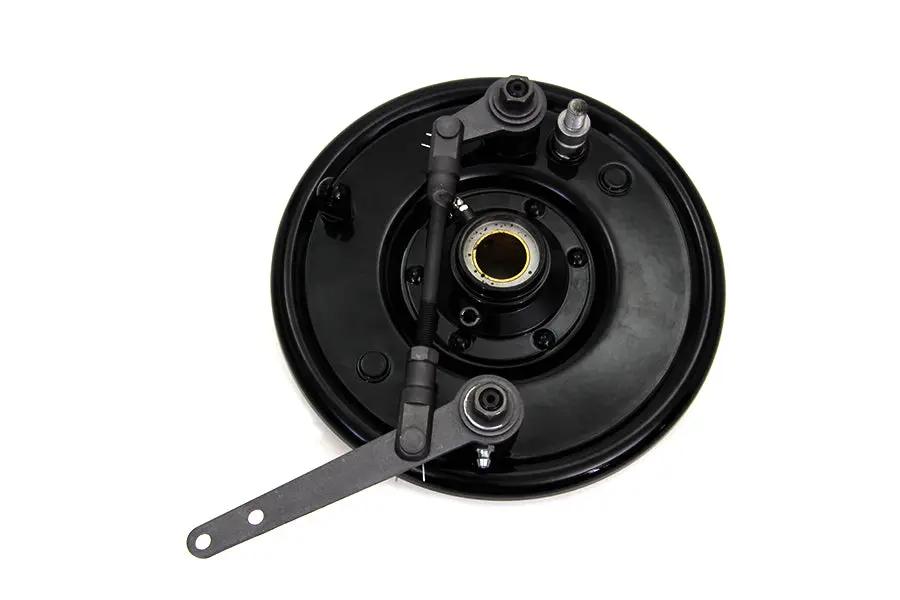 V-Twin Dual Cam Brake Backing Plate Assembly for Harley Davidson UL (Black) by V-Twin