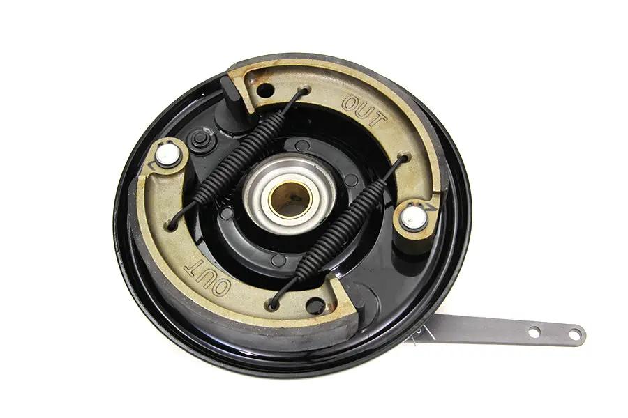 V-Twin Dual Cam Brake Backing Plate Assembly for Harley Davidson UL (Black) by V-Twin