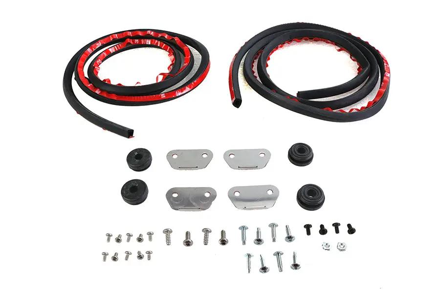 V-Twin Saddlebag Lid Hardware Kit for Harley Davidson FLT Models (Part #90925-08) by V-Twin
