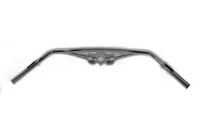 V-Twin Chrome Hollywood Style Offset Handlebars for Harley Davidson 1946-1948 UL, EL, FL Models by V-Twin