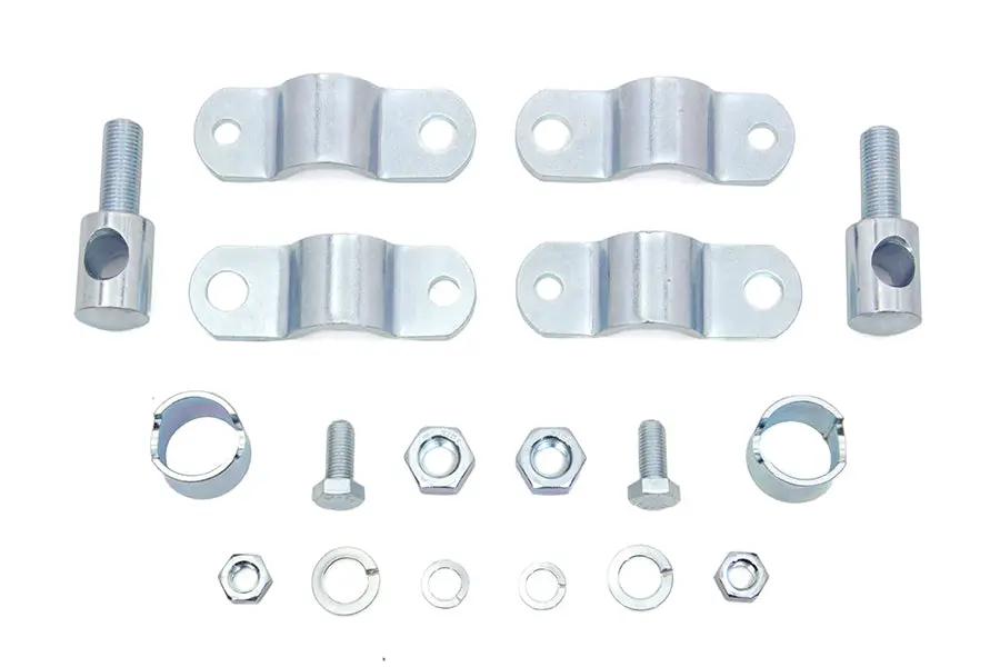 V-Twin Windshield Eye Bolt and Clamp Set Zinc for Harley Davidson U (1936-1945) by V-Twin