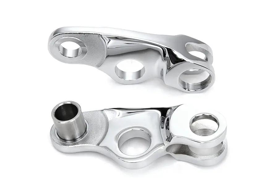 V-Twin Chrome Spring Fork Rocker Set for Harley Davidson FLSTS (1997-2006) by V-Twin
