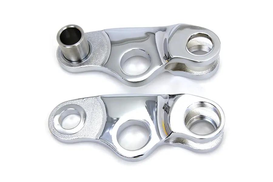 V-Twin Chrome Spring Fork Rocker Set for Harley Davidson FLSTS (1997-2006) by V-Twin