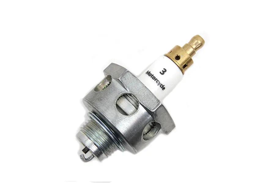 V-Twin 18mm Doering Spark Plug Set for Early Harley Davidson Models by V-Twin