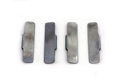 V-Twin S77-0145-AC3 Stainless Steel Saddlebag Lid Wear Tabs for Harley Davidson FLT