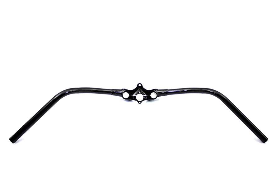 V-Twin Offset Spring Fork for 1 inch Handlebar - Black Finish by V-Twin