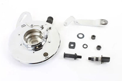 V-Twin 45 Inch Rear Brake Backing Plate Kit Chrome for Harley Davidson W Models by V-Twin