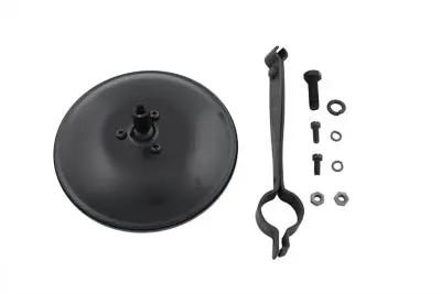 V-Twin Replica 5 Inch Round Mirror Black for Harley Davidson EL & FL Models by V-Twin