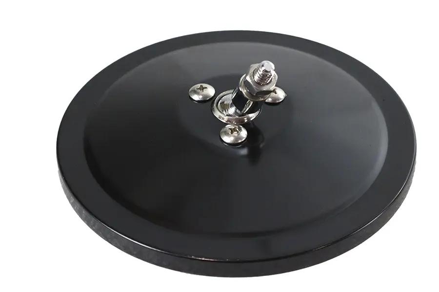 V-Twin 5 Inch Early Style Mirror Face Only Black for Harley Davidson EL & FL Models by V-Twin