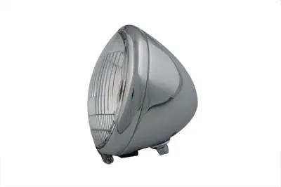 V-Twin 20-0328 6-1/2 Inch Spring Fork 6 Volt Headlamp Chrome for Harley Davidson EL & FL Models by V-Twin
