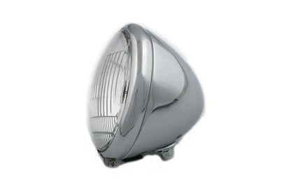 V-Twin 20-0328 6-1/2 Inch Spring Fork 6 Volt Headlamp Chrome for Harley Davidson EL & FL Models by V-Twin