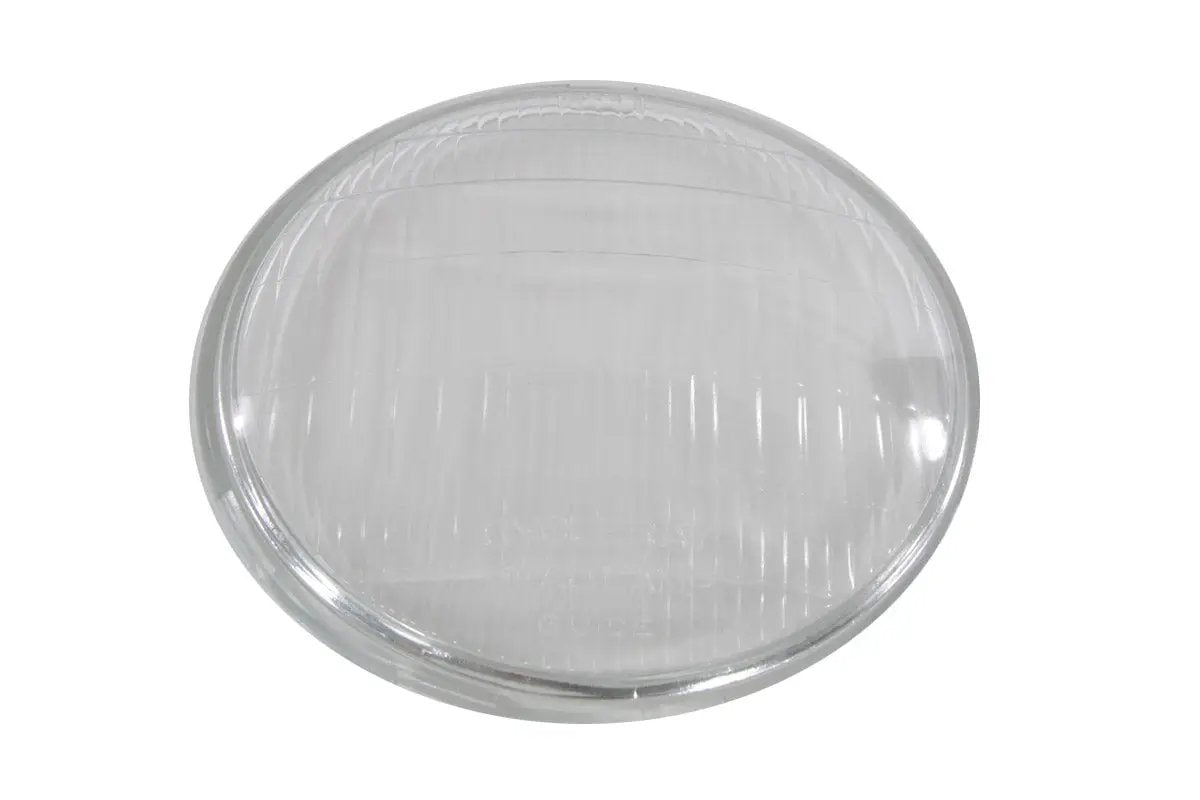 V-Twin Spring Fork Headlamp Glass Lens Clear for 6.5 inch Harley Davidson Models by V-Twin