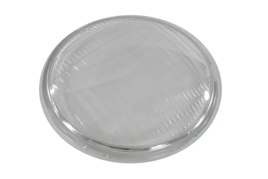 V-Twin Spring Fork Headlamp Glass Lens Clear for 6.5 inch Harley Davidson Models by V-Twin