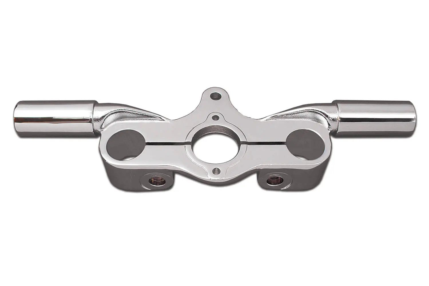 V-Twin Spring Fork Top Triple Tree Inline Chrome for Harley Davidson EL and FL Models by V-Twin