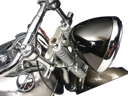 V-Twin Spring Fork Top Triple Tree Inline Chrome for Harley Davidson EL and FL Models by V-Twin