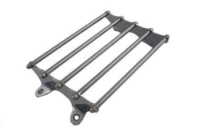 V-Twin Wyatt Gatling Replica Old Style Chrome Luggage Rack for Harley Davidson FL Models by V-Twin