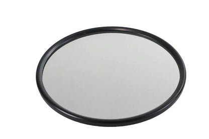 V-Twin Replica 5 Inch Round Mirror in Black for Harley Davidson Spring Forks by V-Twin