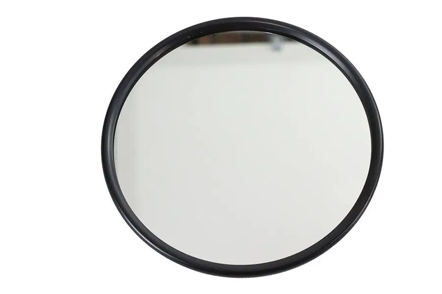 V-Twin Replica 5 Inch Round Mirror in Black for Harley Davidson Spring Forks by V-Twin
