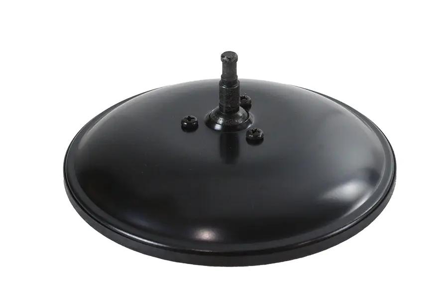 V-Twin Replica 5 Inch Round Mirror in Black for Harley Davidson Spring Forks by V-Twin