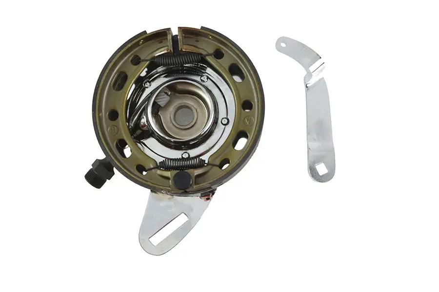 Motorshop 45 Inch Rear Backing Plate Assembly Black for Harley Davidson WL Models by Motorshop